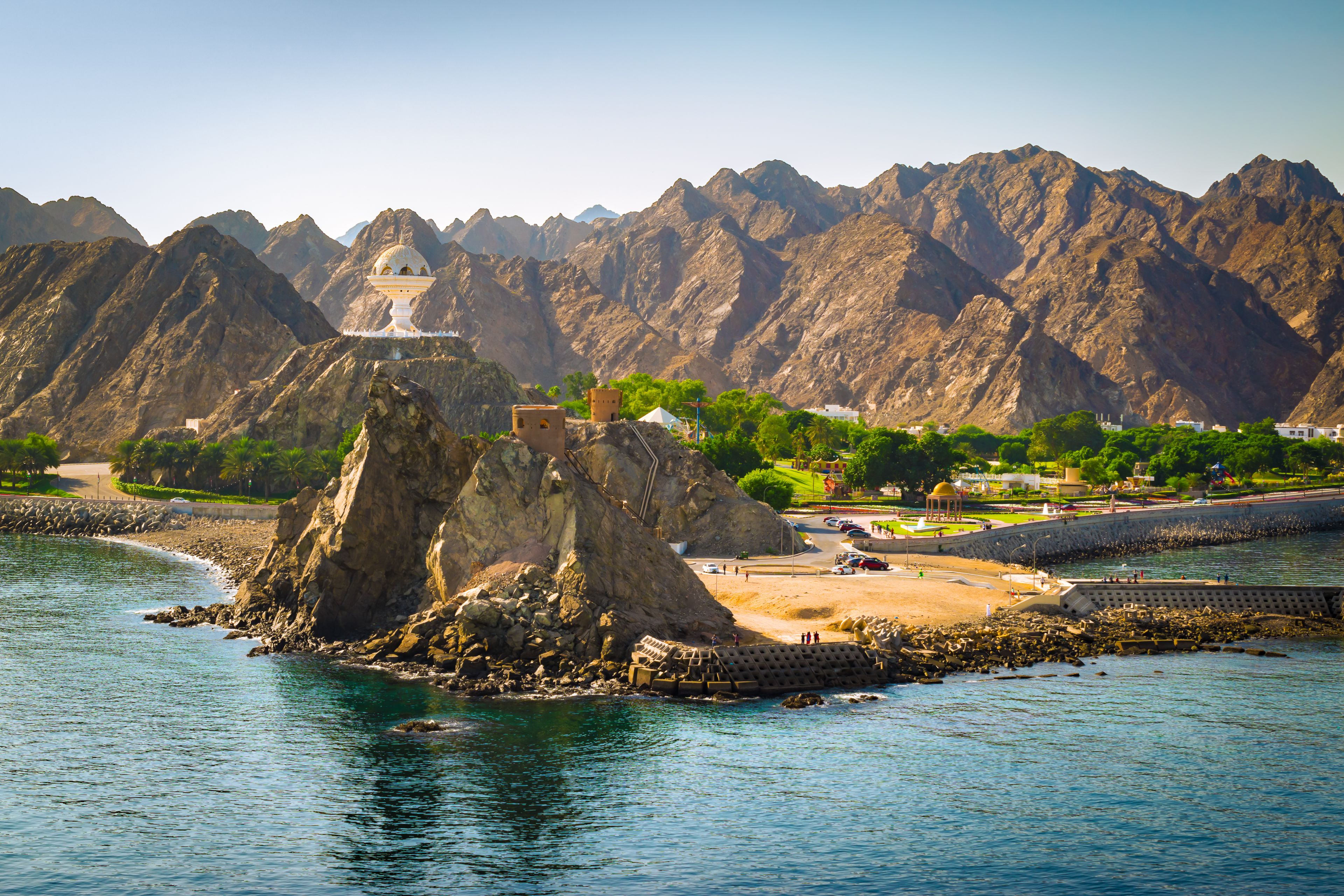 Muscat Oman Berglandschaft