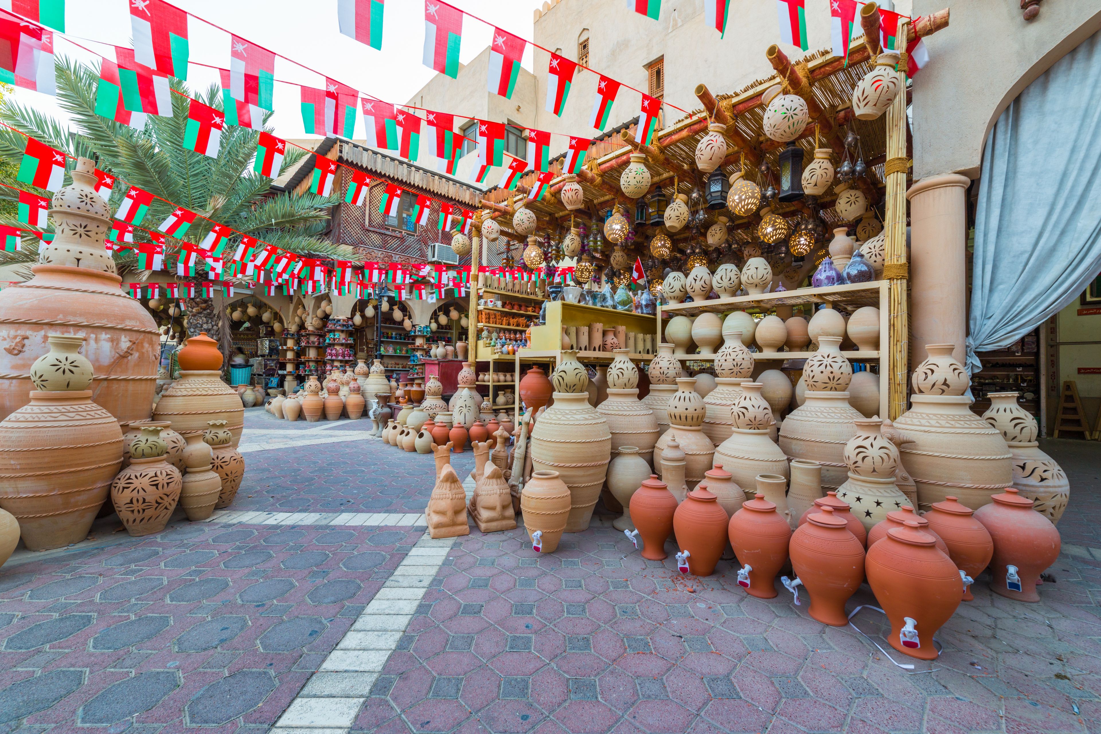 antiken Souq von Nizwa Oman